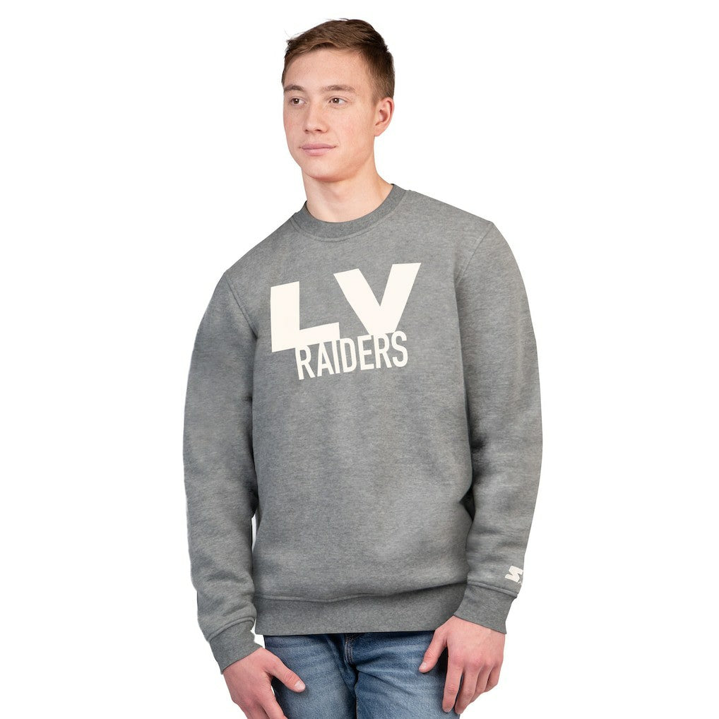 Las Vegas Raiders Starter Assist Sweatshirt - Charcoal sale