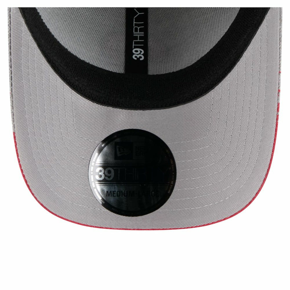 Philadelphia Phillies Visor Paint Splatter 39THIRTY Flex Hat Gray