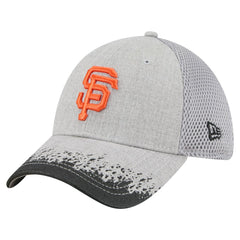 San Francisco Giants Visor Paint Splatter 39THIRTY Flex Hat Gray