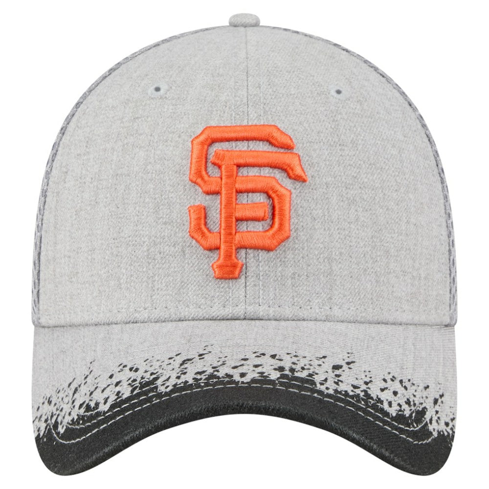 San Francisco Giants Visor Paint Splatter 39THIRTY Flex Hat Gray