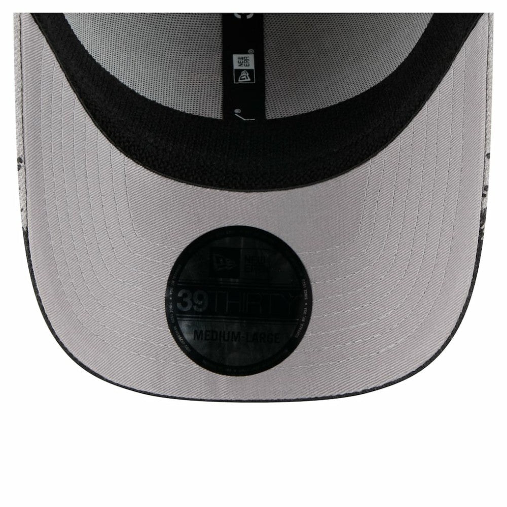 San Francisco Giants Visor Paint Splatter 39THIRTY Flex Hat Gray