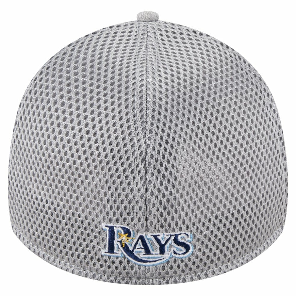 Tampa Bay Rays Visor Paint Splatter 39THIRTY Flex Hat Gray