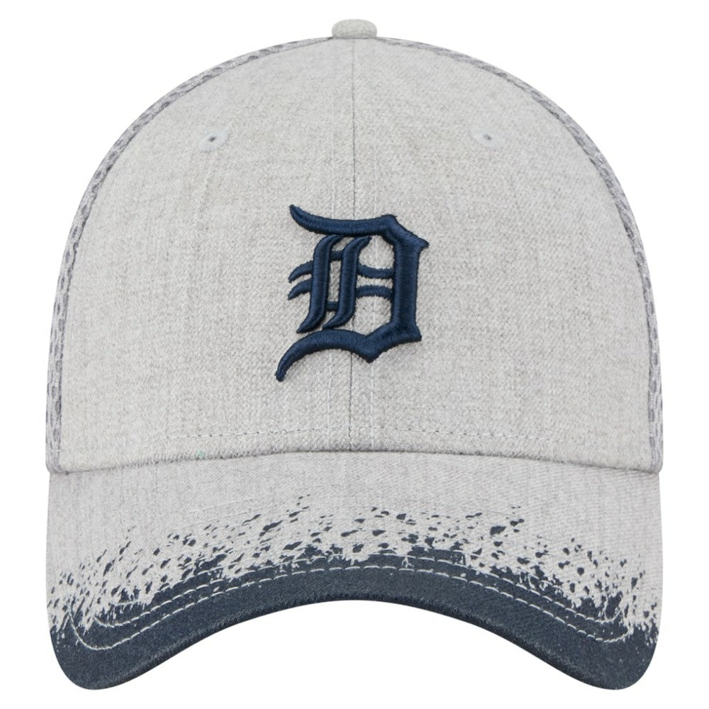 Detroit Tigers Visor Paint Splatter 39THIRTY Flex Hat Gray