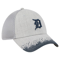 Detroit Tigers Visor Paint Splatter 39THIRTY Flex Hat Gray