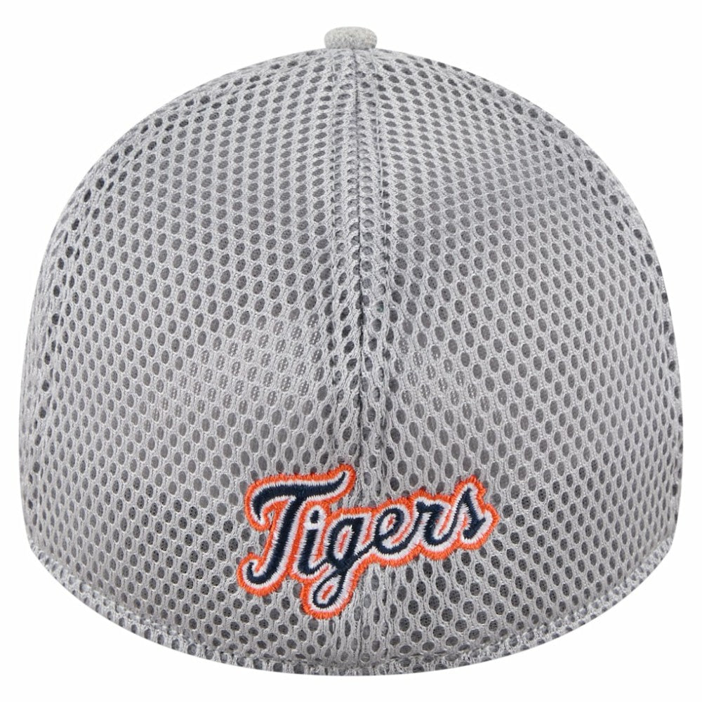Detroit Tigers Visor Paint Splatter 39THIRTY Flex Hat Gray