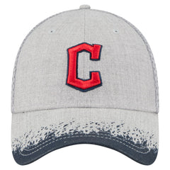 Cleveland Guardians Visor Paint Splatter 39THIRTY Flex Hat Gray