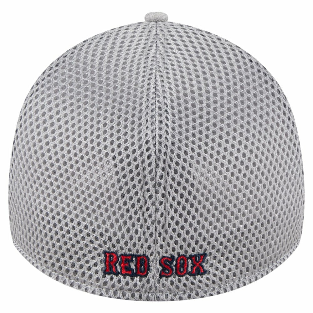 Boston Red Sox Visor Paint Splatter 39THIRTY Flex Hat Gray