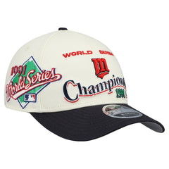 Minnesota Twins World Series 9FORTY M-Crown Adjustable Hat Cream/Navy