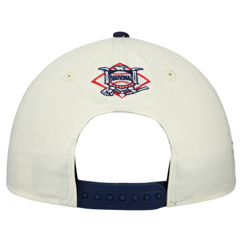 San Diego Padres World Series 9FORTY M-Crown A-Frame Adjustable Hat Cream/Navy