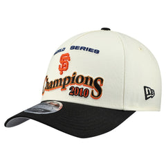 San Francisco Giants World Series 9FORTY M-Crown A-Frame Adjustable Hat Cream/Black