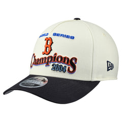 Boston Red Sox World Series 9FORTY M-Crown A-Frame Adjustable Hat Cream/Navy
