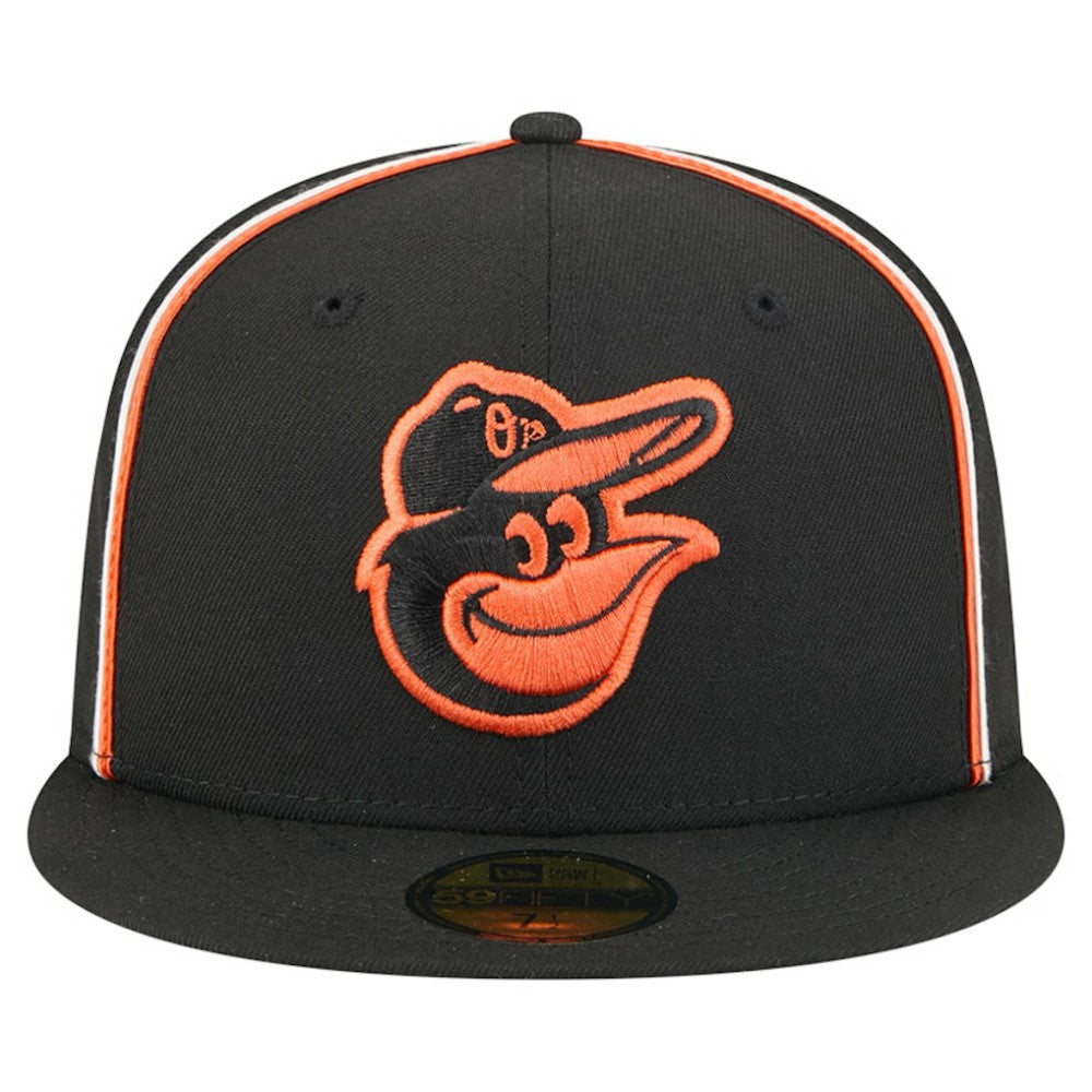 Baltimore Orioles Soutache 59FIFTY Fitted Hat Black