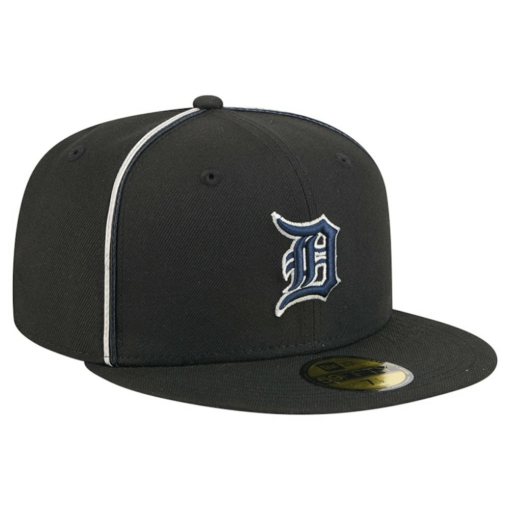 Detroit Tigers Soutache 59FIFTY Fitted Hat Black