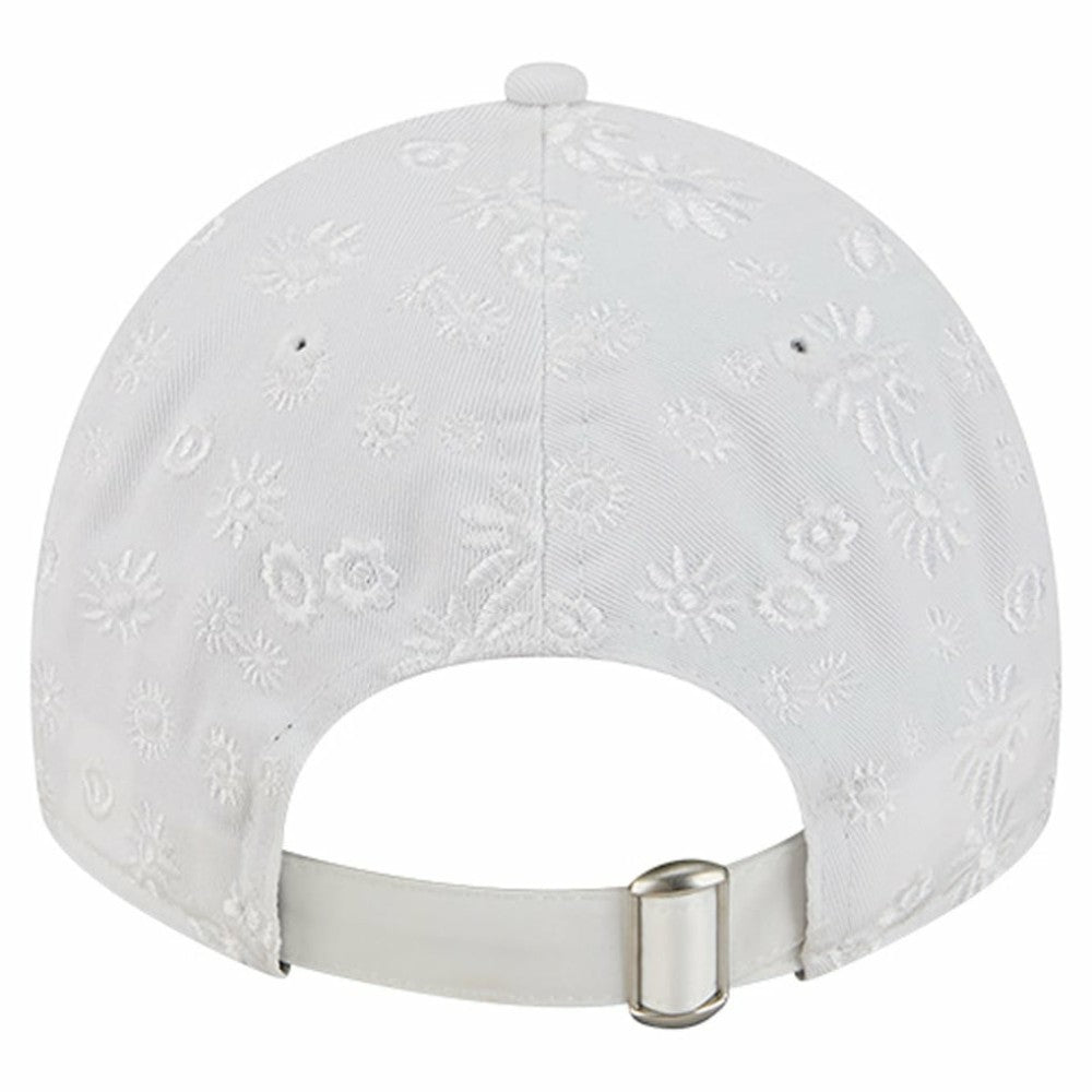 Texas Rangers Women's Floral Mesh 9TWENTY Adjustable Hat White