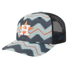 Houston Astros Aztec Denim 9SEVENTY Adjustable Hat Denim/Navy