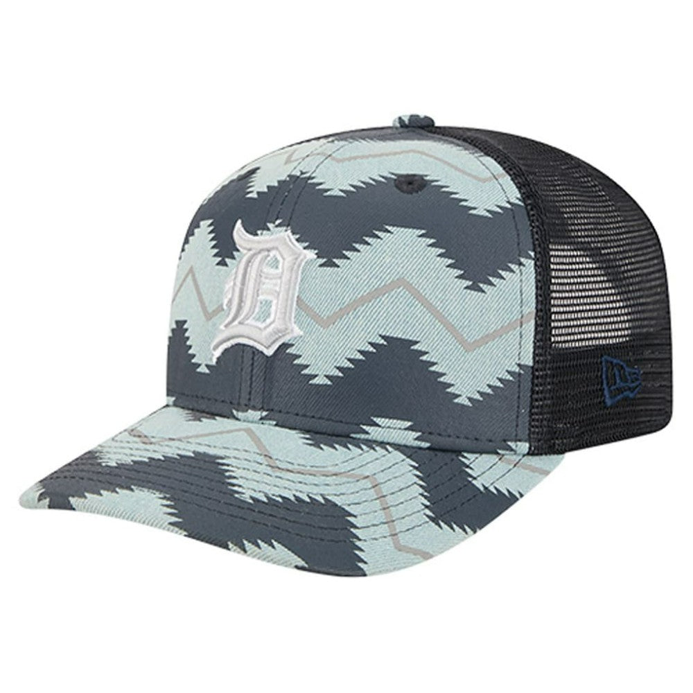Detroit Tigers Aztec Denim 9SEVENTY Adjustable Hat Denim/Navy
