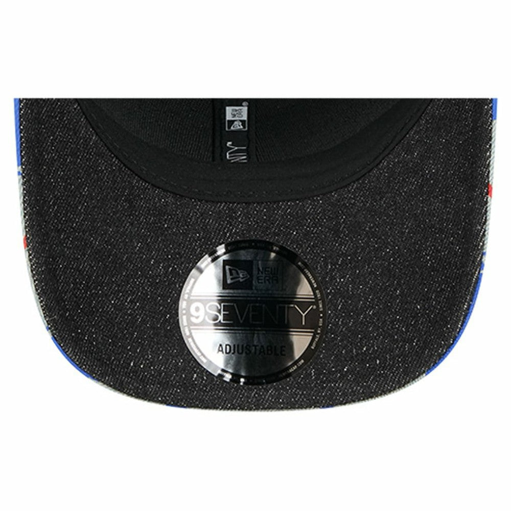 Chicago Cubs Aztec Denim 9SEVENTY Adjustable Hat Denim/Royal