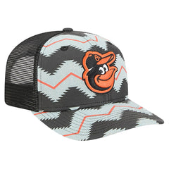 Baltimore Orioles Aztec Denim 9SEVENTY Adjustable Hat Denim/Black