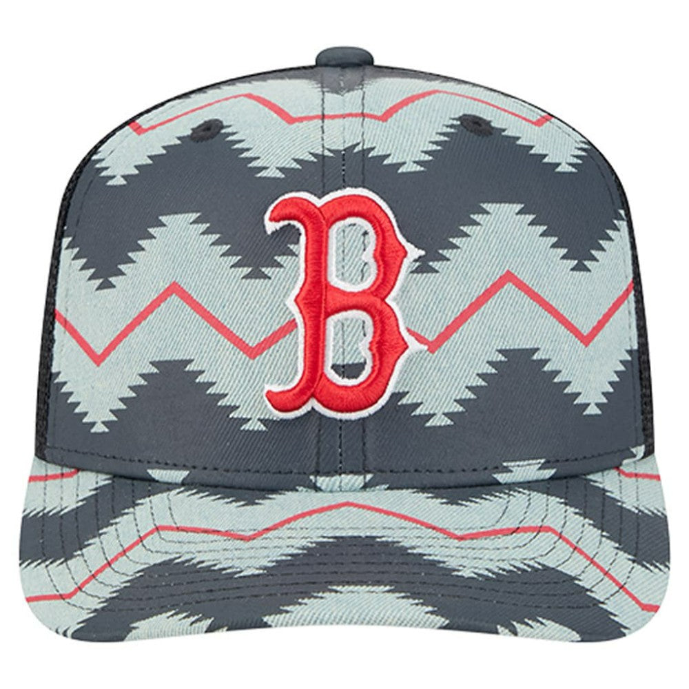 Boston Red Sox Aztec Denim 9SEVENTY Adjustable Hat Denim/Navy