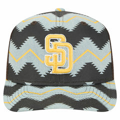 San Diego Padres Aztec Denim 9SEVENTY Adjustable Hat Denim/Brown