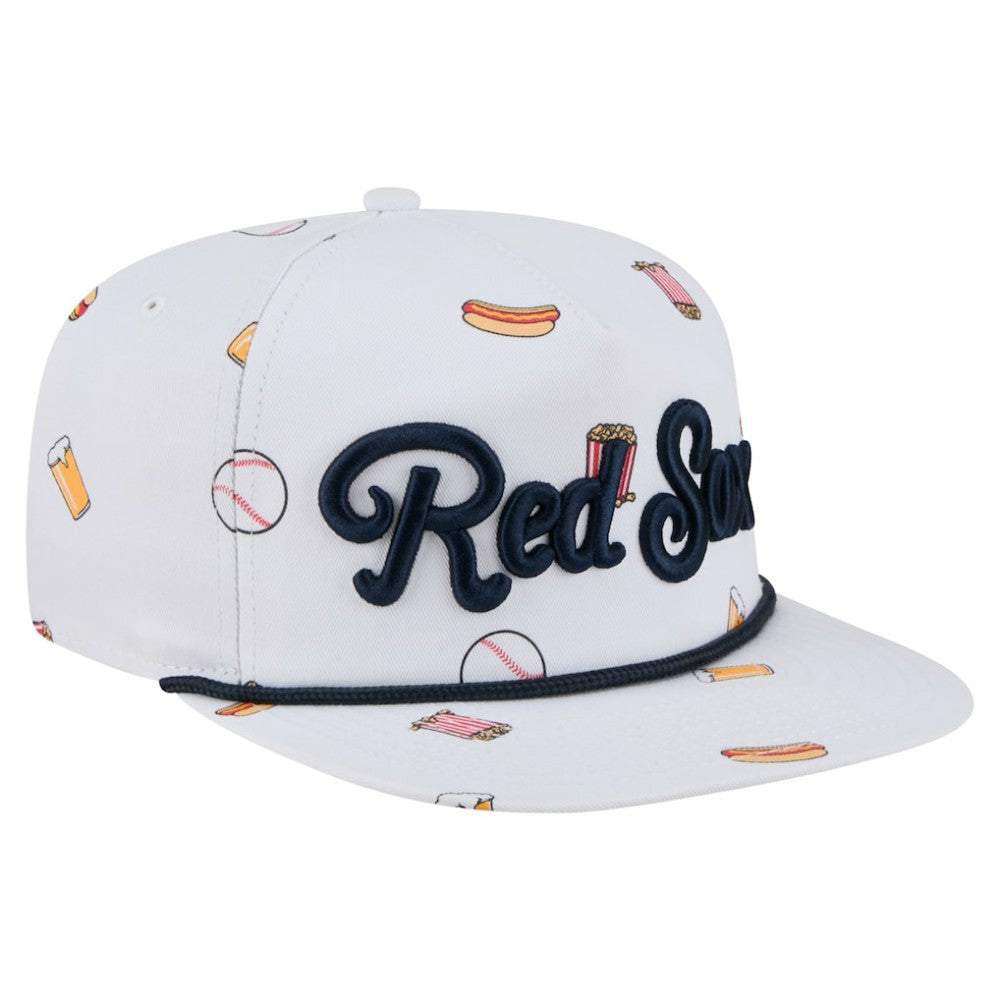 Boston Red Sox Team Cheer Rope 19TWENTY Adjustable Hat White