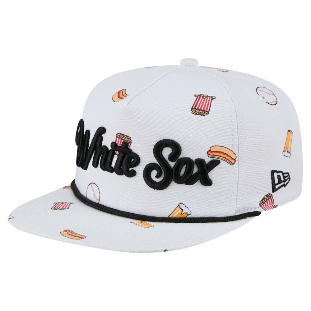 Chicago White Sox Team Cheer Rope 19TWENTY Adjustable Hat White