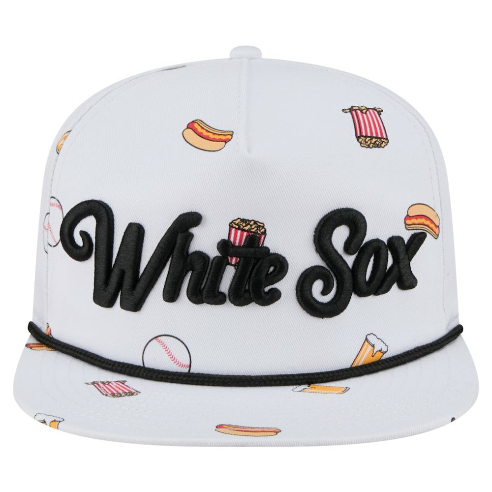 Chicago White Sox Team Cheer Rope 19TWENTY Adjustable Hat White