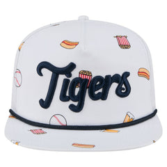 Detroit Tigers Team Cheer Rope 19TWENTY Adjustable Hat White