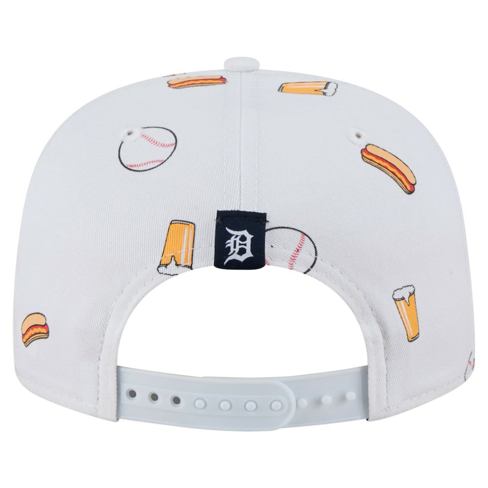 Detroit Tigers Team Cheer Rope 19TWENTY Adjustable Hat White