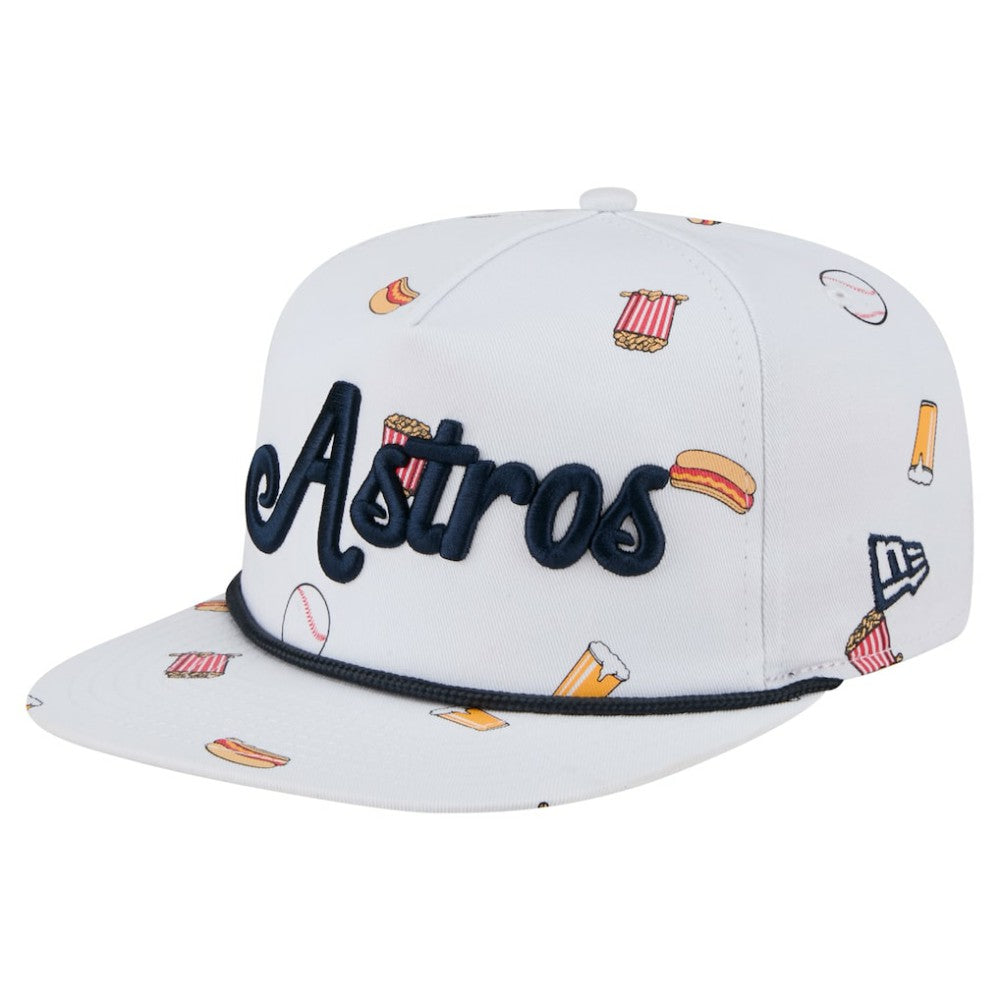 Houston Astros Team Cheer Rope 19TWENTY Adjustable Hat White