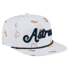 Houston Astros Team Cheer Rope 19TWENTY Adjustable Hat White