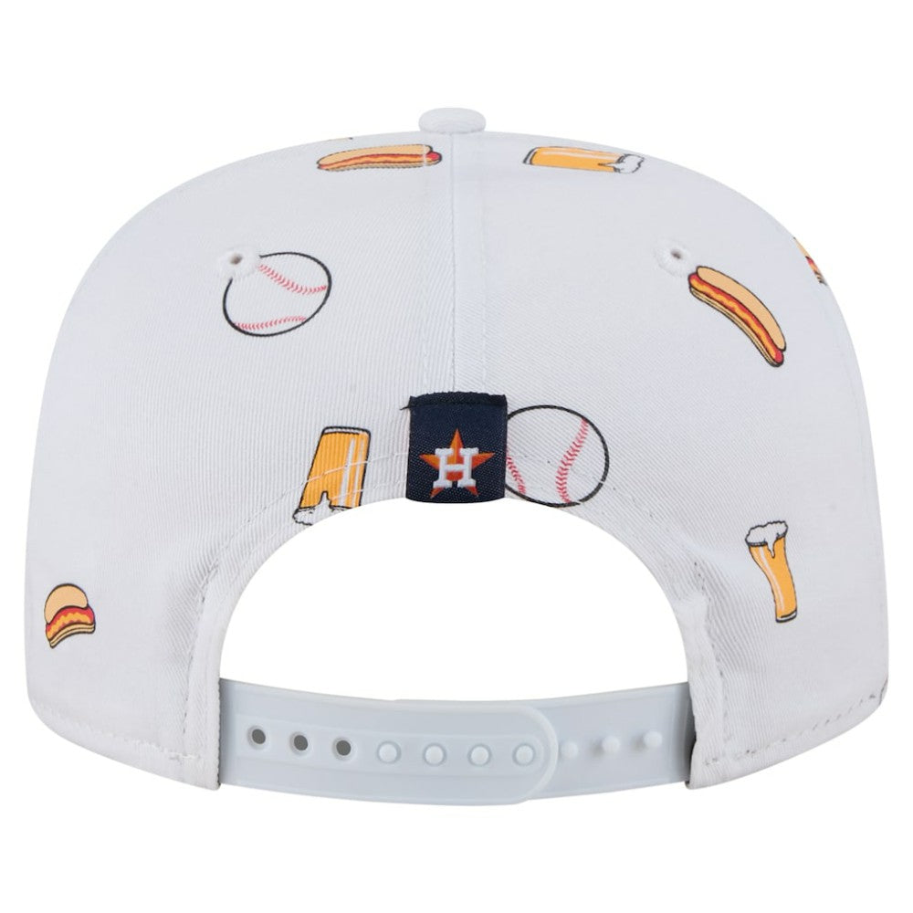 Houston Astros Team Cheer Rope 19TWENTY Adjustable Hat White