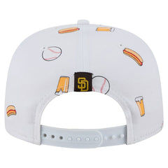 San Diego Padres Team Cheer Rope 19TWENTY Adjustable Hat White