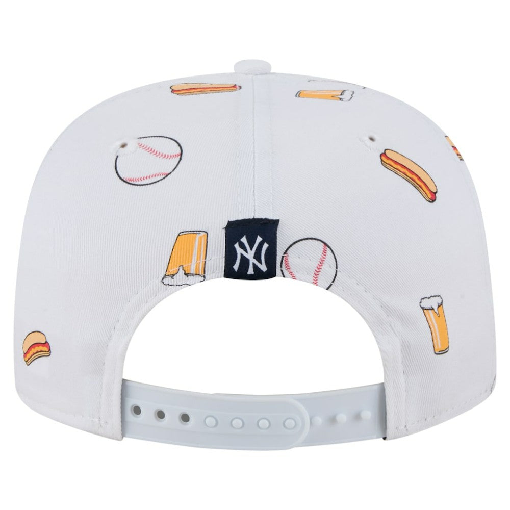 New York Yankees Team Cheer Rope 19TWENTY Adjustable Hat White