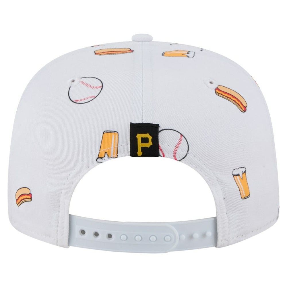 Pittsburgh Pirates Team Cheer Rope 19TWENTY Adjustable Hat White