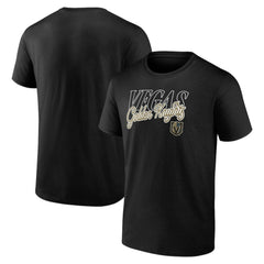 Vegas Golden Knights Script T-Shirt - Black T-shirts