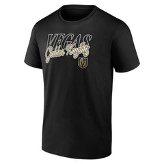 Vegas Golden Knights Script T-Shirt - Black T-shirts