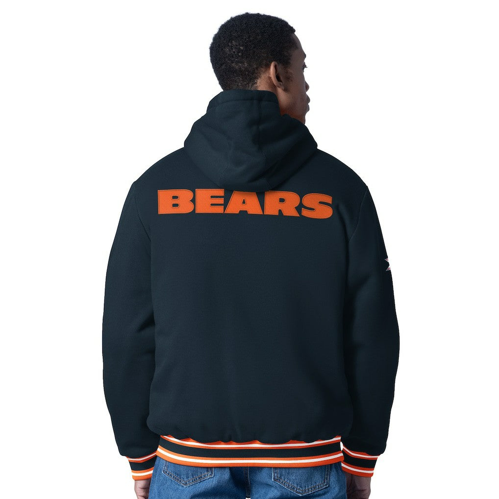 Chicago Bears G-III Sports by Carl Banks Power Forward Commemorative Full-Zip Hooded Jacket - Navy online