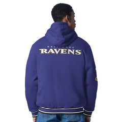 Baltimore Ravens G-III Sports by Carl Banks Power Forward Commemorative Full-Zip Hooded Jacket - Purple sale