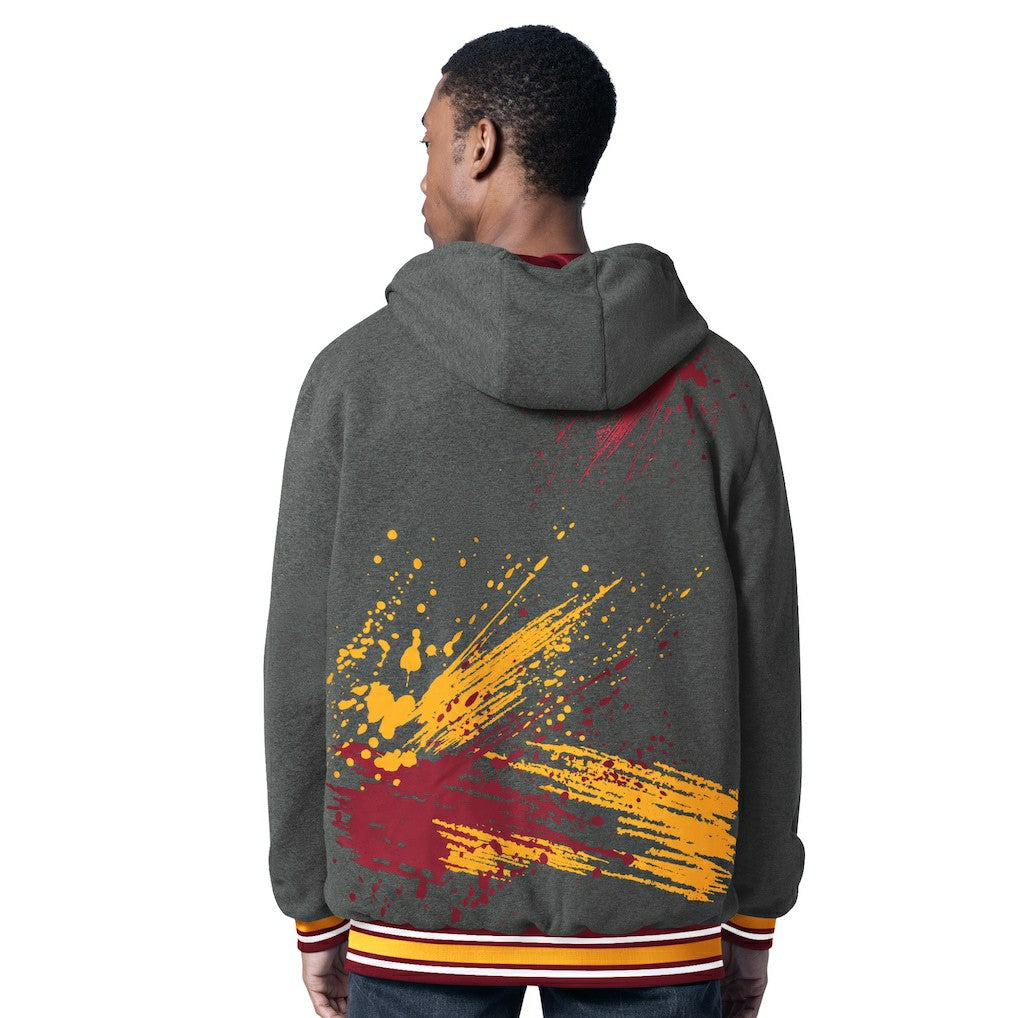 Washington Commanders G-III Sports by Carl Banks Dual Threat Reversable Full-Zip Hooded Jacket - Burgundy/Charcoal outlet