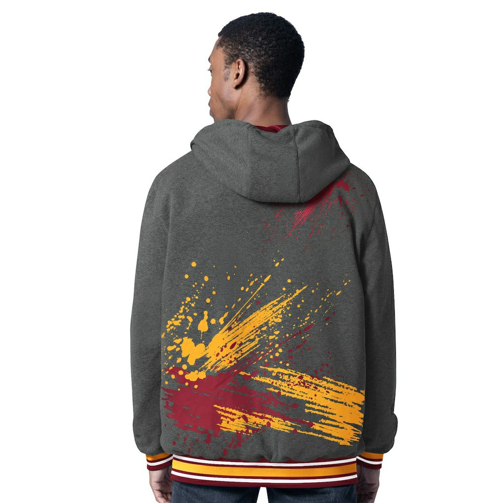 Washington Commanders G-III Sports by Carl Banks Dual Threat Reversable Full-Zip Hooded Jacket - Burgundy/Charcoal outlet