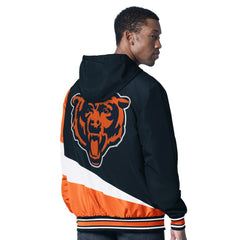 Chicago Bears G-III Sports by Carl Banks Dual Threat Reversable Full-Zip Hooded Jacket - Navy/Charcoal on sale