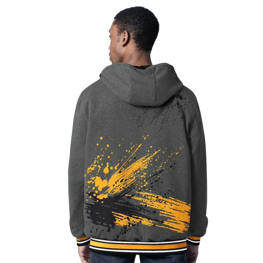 Pittsburgh Steelers G-III Sports by Carl Banks Dual Threat Reversable Full-Zip Hooded Jacket - Black/Charcoal online