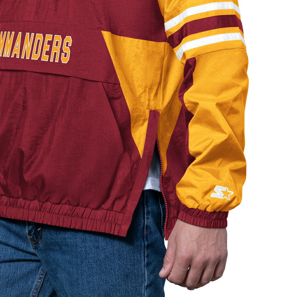 Washington Commanders Starter Prospect Half-Zip Pullover - Burgundy cheap