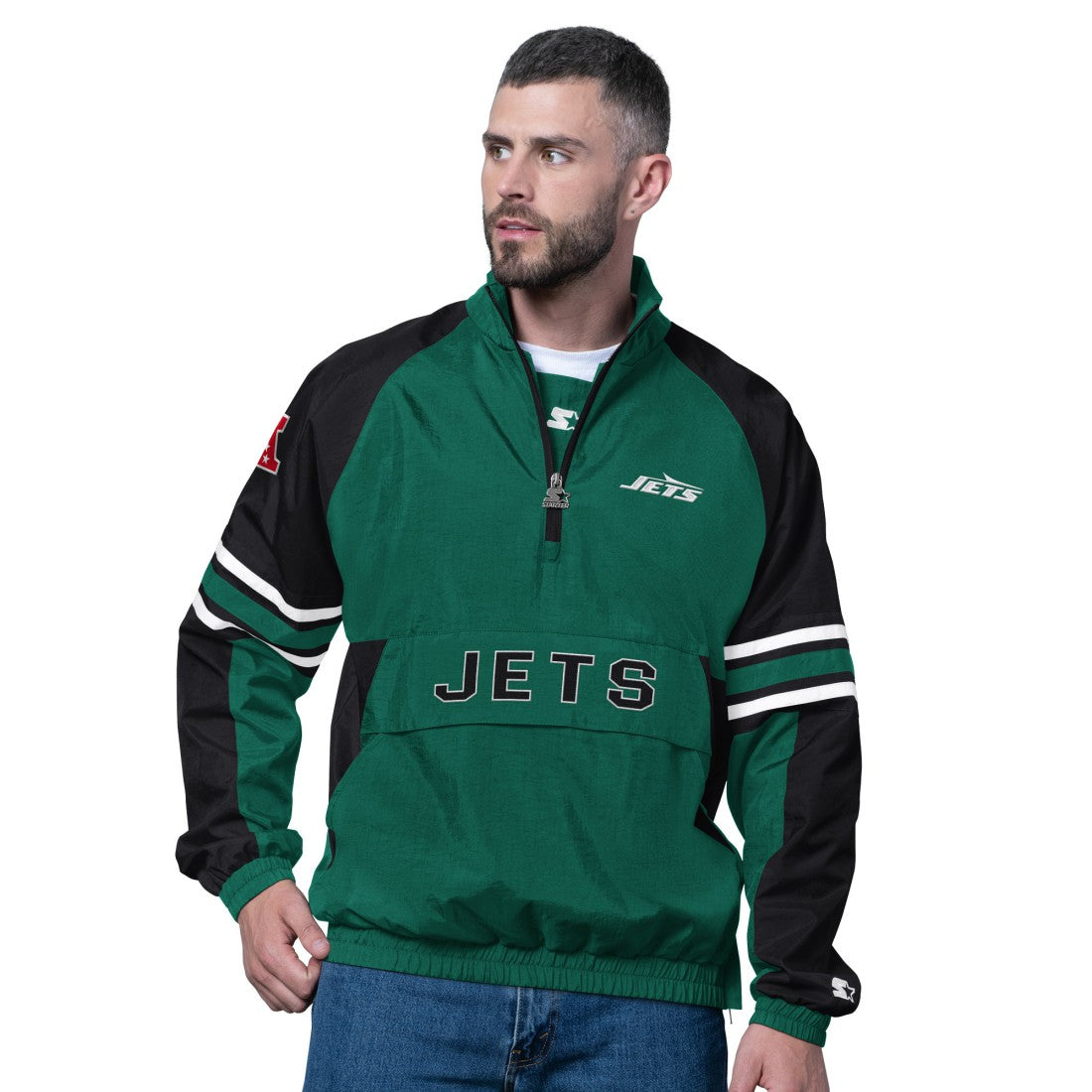 New York Jets Starter Prospect Half-Zip Pullover - Green cheap