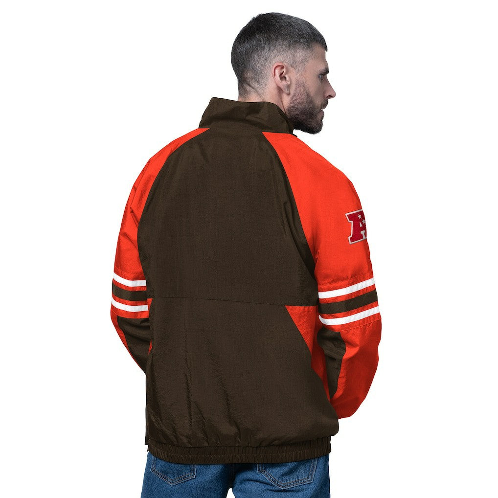 Cleveland Browns Starter Prospect Half-Zip Pullover - Brown cheap