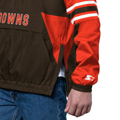 Cleveland Browns Starter Prospect Half-Zip Pullover - Brown cheap