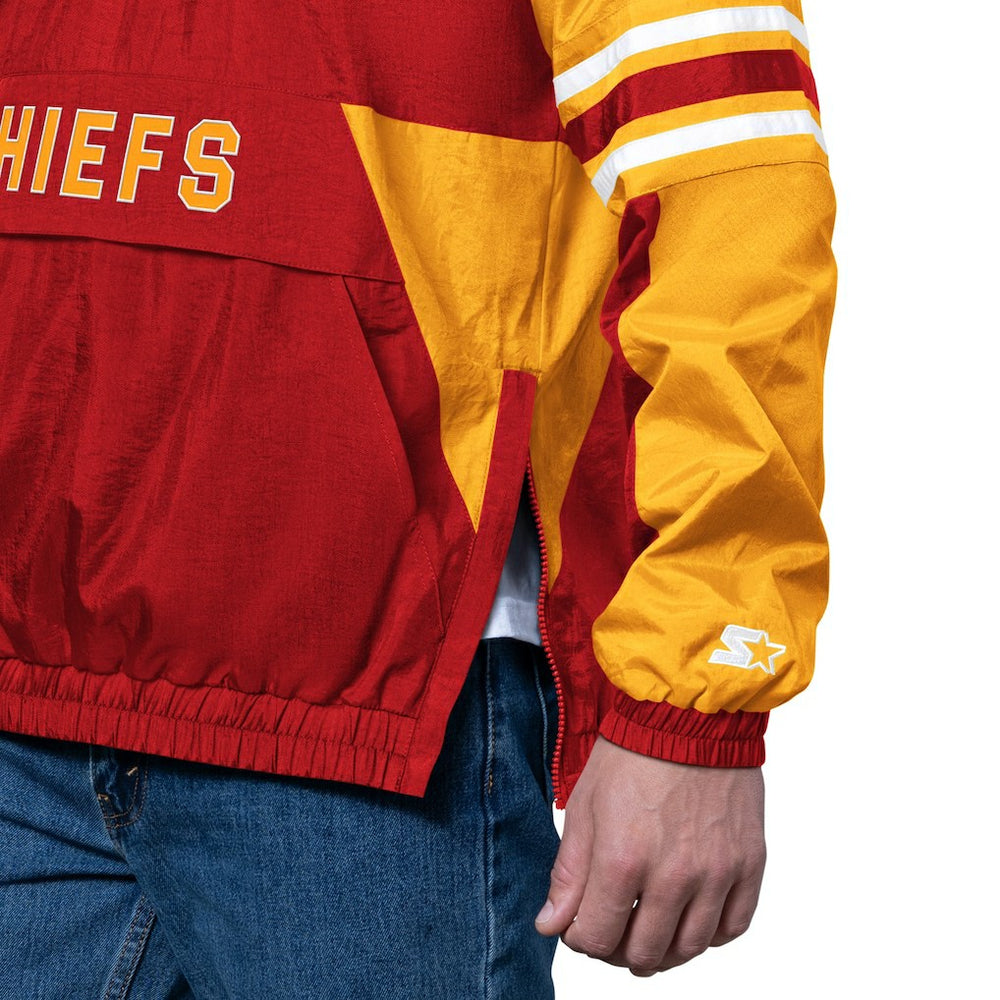 Kansas City Chiefs Starter Prospect Half-Zip Pullover - Red online