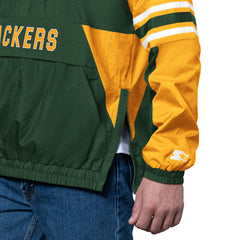 Green Bay Packers Starter Prospect Half-Zip Pullover - Green online