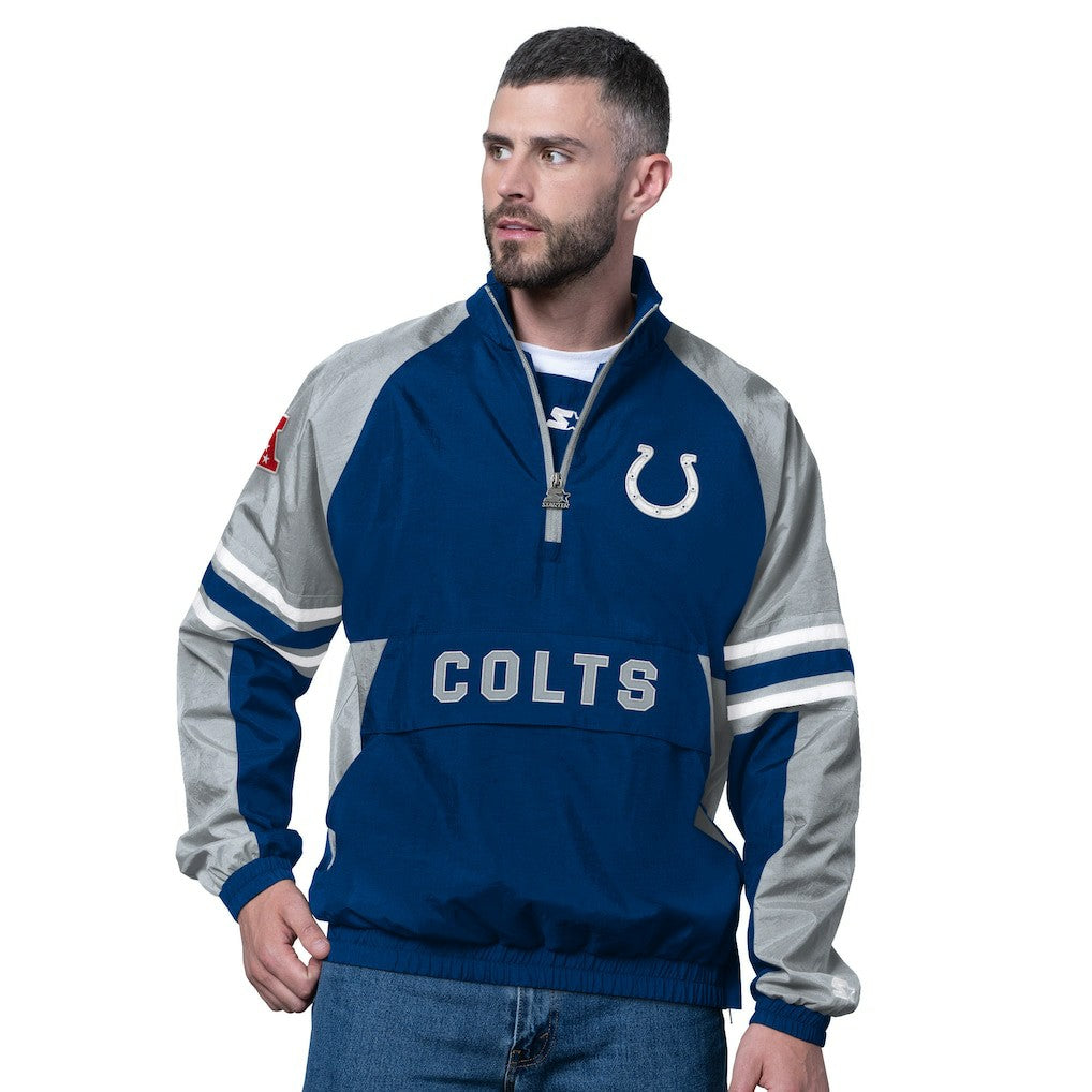 Indianapolis Colts Starter Prospect Half-Zip Pullover - Royal sale